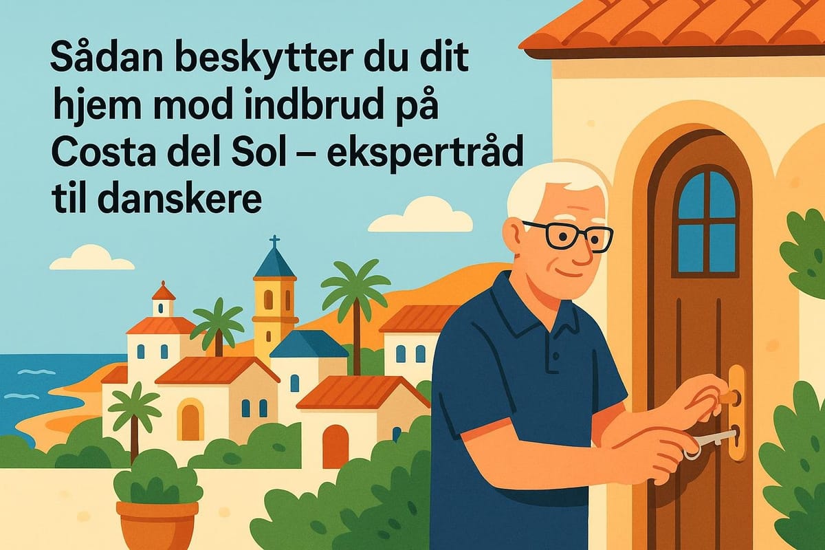 Sådan beskytter du dit hjem mod indbrud på Costa del Sol – ekspertråd til danskere