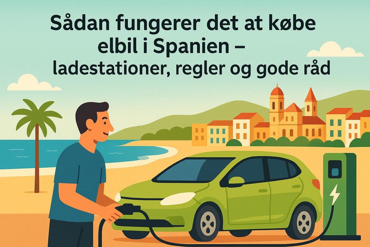 Sådan fungerer det at købe elbil i Spanien – ladestationer, regler og gode råd