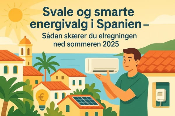 Svale og smarte energivalg i Spanien – Sådan skærer du elregningen ned sommeren 2025