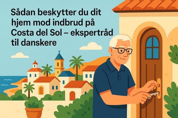 Sådan beskytter du dit hjem mod indbrud på Costa del Sol – ekspertråd til danskere