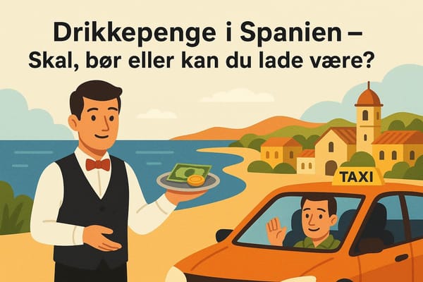 Drikkepenge i Spanien – Skal, bør eller kan du lade være?