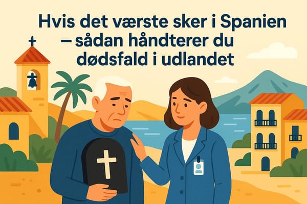 Hvis det værste sker i Spanien – sådan håndterer du dødsfald i udlandet