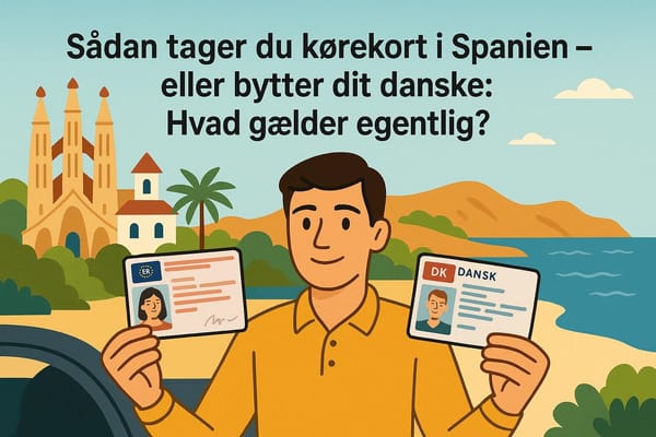Sådan tager du kørekort i Spanien – eller bytter dit danske: Hvad gælder egentlig?