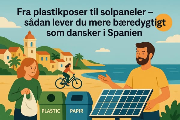 Fra plastikposer til solpaneler – sådan lever du mere bæredygtigt som dansker i Spanien