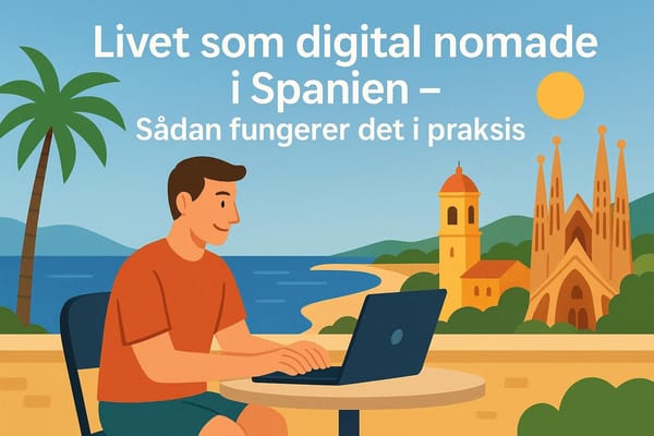Livet som digital nomade i Spanien – Sådan fungerer det i praksis