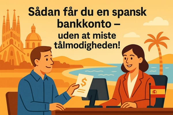 Sådan får du en spansk bankkonto – uden at miste tålmodigheden!