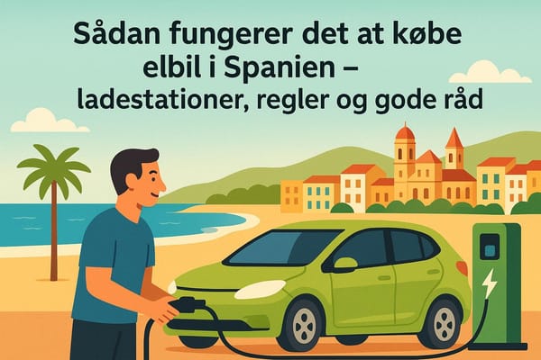 Sådan fungerer det at købe elbil i Spanien – ladestationer, regler og gode råd
