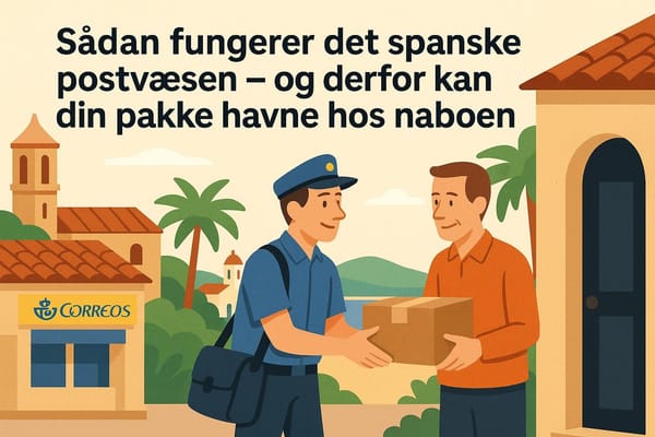 Sådan fungerer det spanske postvæsen – og derfor kan din pakke havne hos naboen