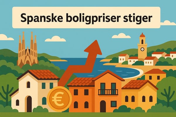 Spanske boligpriser stiger