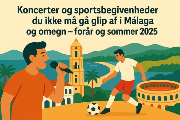 Koncerter og sportsbegivenheder du ikke må gå glip af i Málaga og omegn – forår og sommer 2025